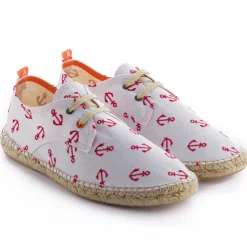Abarca Shoes Alpargatas Con Cordones^Blucher Terra Anclas Blanco