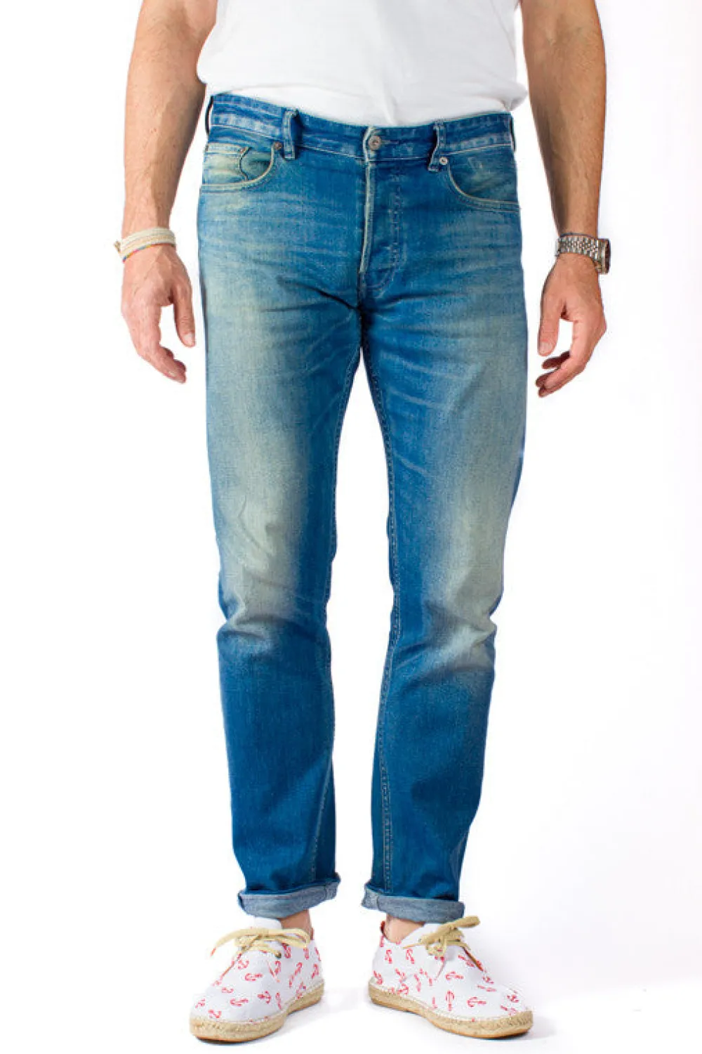 Abarca Shoes Alpargatas Con Cordones^Blucher Terra Anclas Blanco