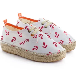 Abarca Shoes Alpargatas Con Cordones^Blucher Terra Anclas Blanco