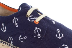 Abarca Shoes Alpargatas De Verano^Blucher Terra Anclas Marino