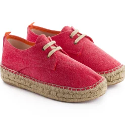 Abarca Shoes Alpargatas Con Cordones^Blucher Terra Bermellon