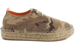 Abarca Shoes Alpargatas De Verano^Blucher Terra Camuflaje Camel