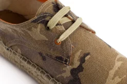 Abarca Shoes Alpargatas De Verano^Blucher Terra Camuflaje Camel