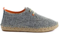 Abarca Shoes Alpargatas Con Cordones^Blucher Terra Casa Blanca Negro