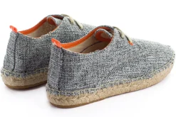 Abarca Shoes Alpargatas De Verano^Blucher Terra Casa Blanca Negro