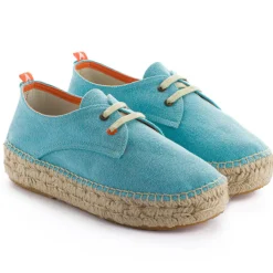 Abarca Shoes Alpargatas De Verano^Blucher Terra Celeste