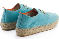 Abarca Shoes Alpargatas De Verano^Blucher Terra Celeste