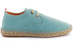 Abarca Shoes Alpargatas Con Cordones^Blucher Terra Celeste