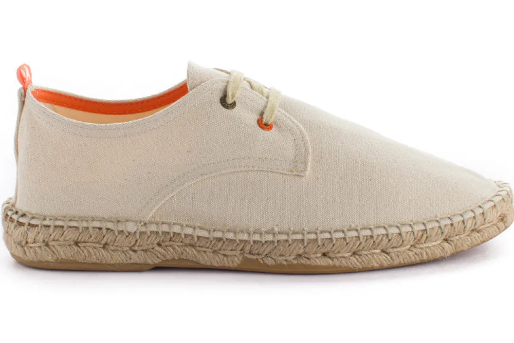 Abarca Shoes Alpargatas Con Cordones^Blucher Terra Crudo