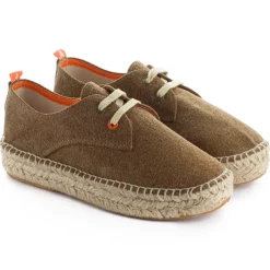 Abarca Shoes Alpargatas Con Cordones^Blucher Terra Cuero