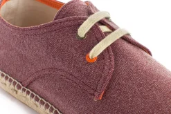 Abarca Shoes Alpargatas Con Cordones^Blucher Terra Granate