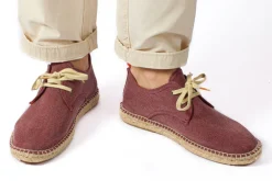 Abarca Shoes Alpargatas De Verano^Blucher Terra Granate