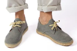 Abarca Shoes Alpargatas Con Cordones^Blucher Terra Gris