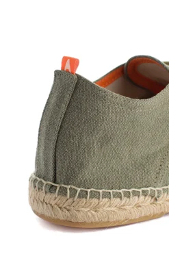 Abarca Shoes Alpargatas Con Cordones^Blucher Terra Kaki