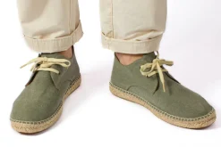 Abarca Shoes Alpargatas Con Cordones^Blucher Terra Kaki