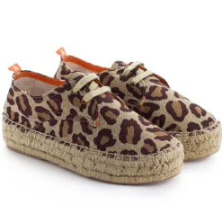 Abarca Shoes Alpargatas De Verano^Blucher Terra Leopardo