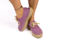 Abarca Shoes Alpargatas Con Cordones^Blucher Terra Lila