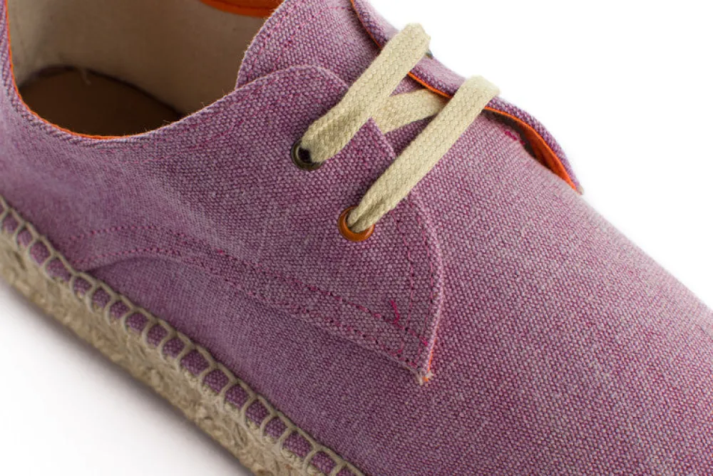 Abarca Shoes Alpargatas De Verano^Blucher Terra Lila