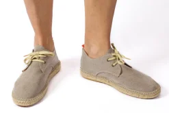 Abarca Shoes Alpargatas Con Cordones^Blucher Terra Panna