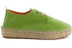 Abarca Shoes Alpargatas Con Cordones^Blucher Terra Pistacho