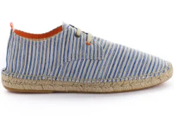 Abarca Shoes Alpargatas Blucher^Blucher Terra Rayas Azules