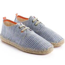 Abarca Shoes Alpargatas Blucher^Blucher Terra Rayas Azules