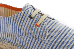 Abarca Shoes Alpargatas Con Cordones^Blucher Terra Rayas Azules