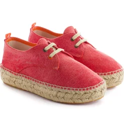 Abarca Shoes Alpargatas De Verano^Blucher Terra Rojo