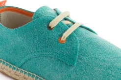 Abarca Shoes Alpargatas De Verano^Blucher Terra Verde