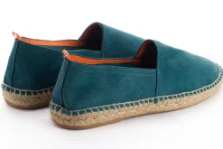 Abarca Shoes Alpargatas Yute^Camping Piel Aguamar