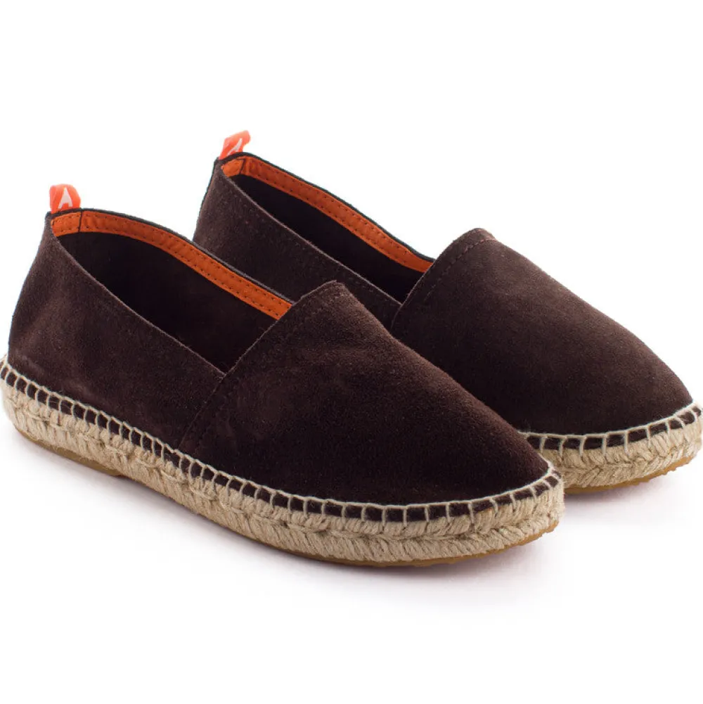 Abarca Shoes Alpargatas De Verano^Camping Piel Chocolate