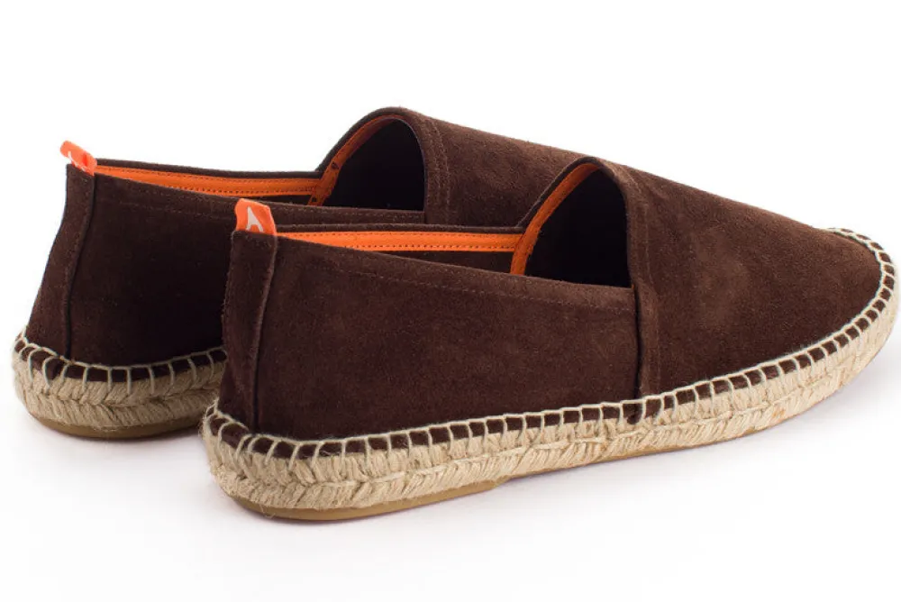 Abarca Shoes Alpargatas Yute^Camping Piel Chocolate