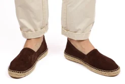 Abarca Shoes Alpargatas Yute^Camping Piel Chocolate