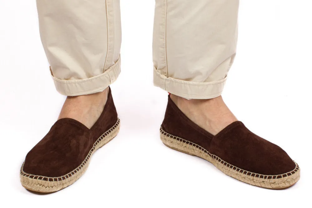 Abarca Shoes Alpargatas Yute^Camping Piel Chocolate