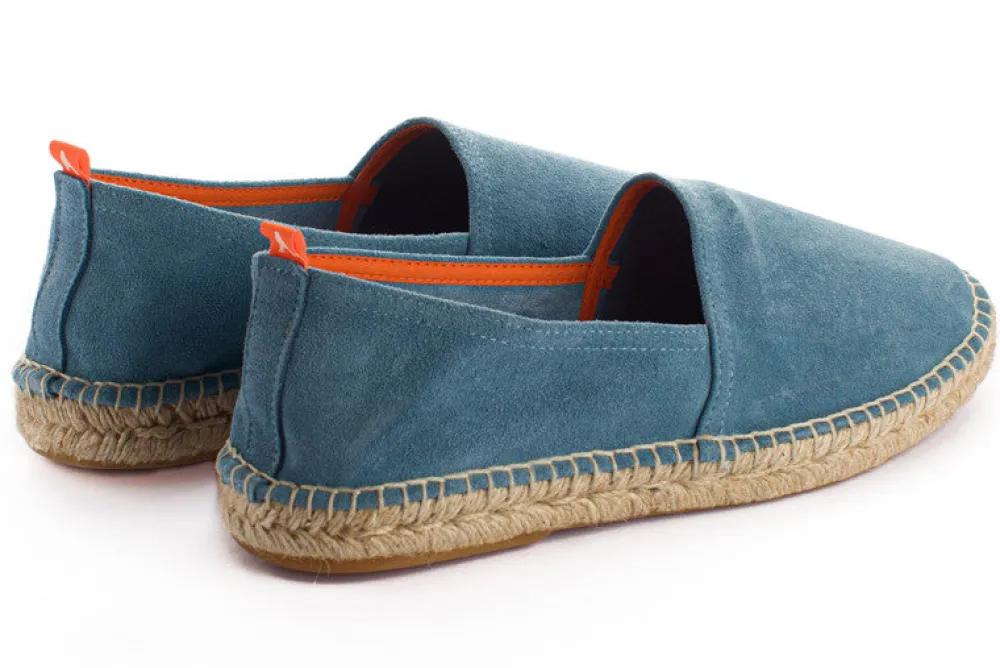 Abarca Shoes Alpargatas Yute^Camping Piel Cielo