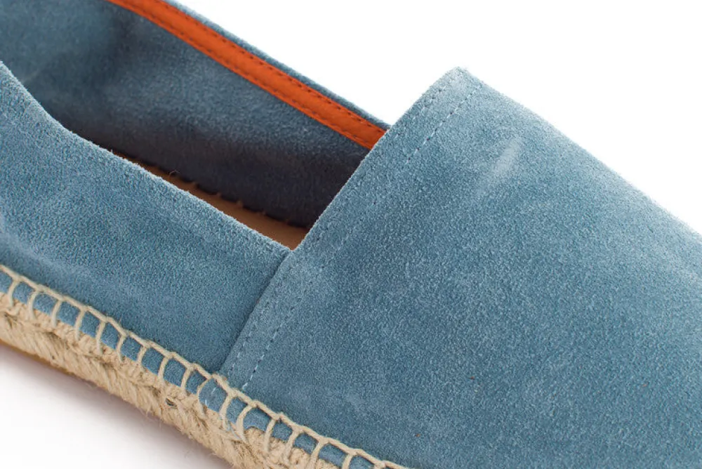 Abarca Shoes Alpargatas Yute^Camping Piel Cielo
