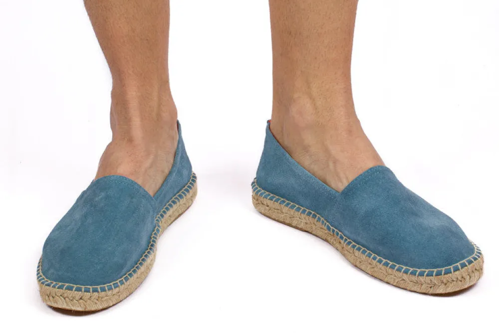 Abarca Shoes Alpargatas Yute^Camping Piel Cielo