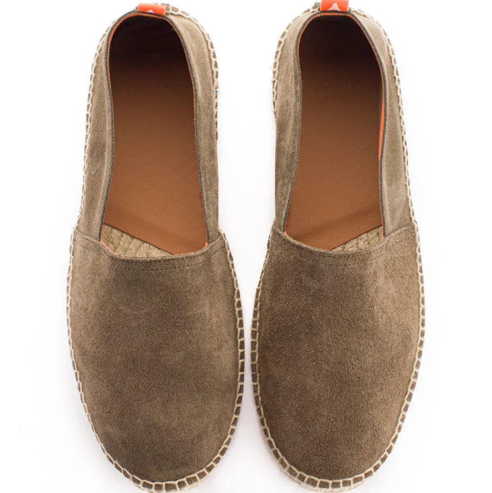 Abarca Shoes Alpargatas De Verano^Camping Piel Kaki 19