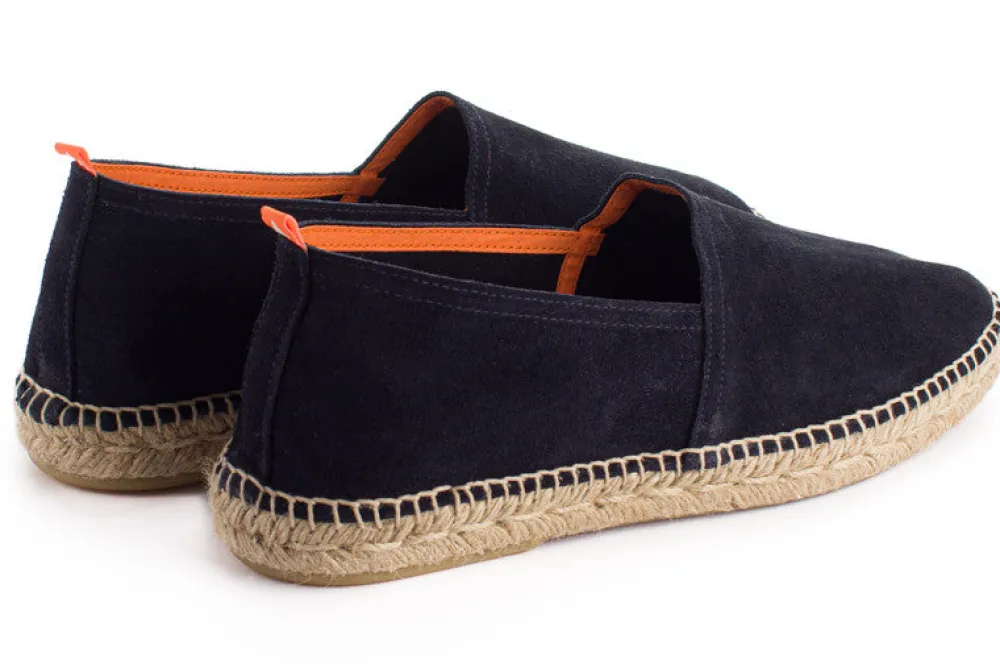 Abarca Shoes Alpargatas De Verano^Camping Piel Marino 19