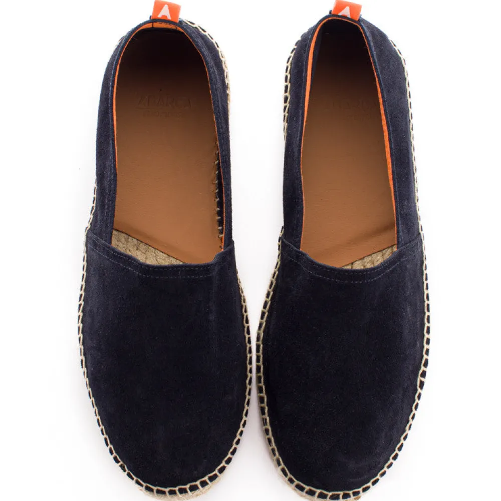 Abarca Shoes Alpargatas De Verano^Camping Piel Marino 19