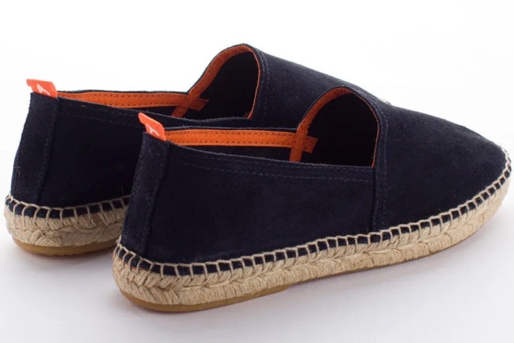 Abarca Shoes Alpargatas Yute^Camping Piel Marino 20