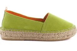 Abarca Shoes Alpargatas De Verano^Camping Piel Pistacho