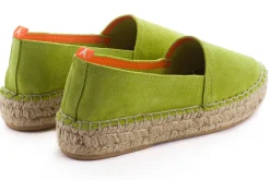 Abarca Shoes Alpargatas De Verano^Camping Piel Pistacho
