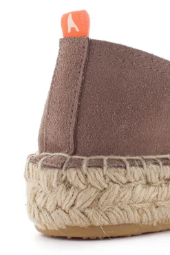 Abarca Shoes Alpargatas Yute^Camping Piel Topo 17