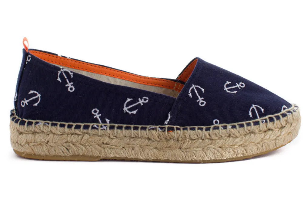 Abarca Shoes Alpargatas Yute^Camping Terra Anclas Marino