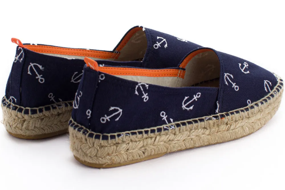 Abarca Shoes Alpargatas Yute^Camping Terra Anclas Marino