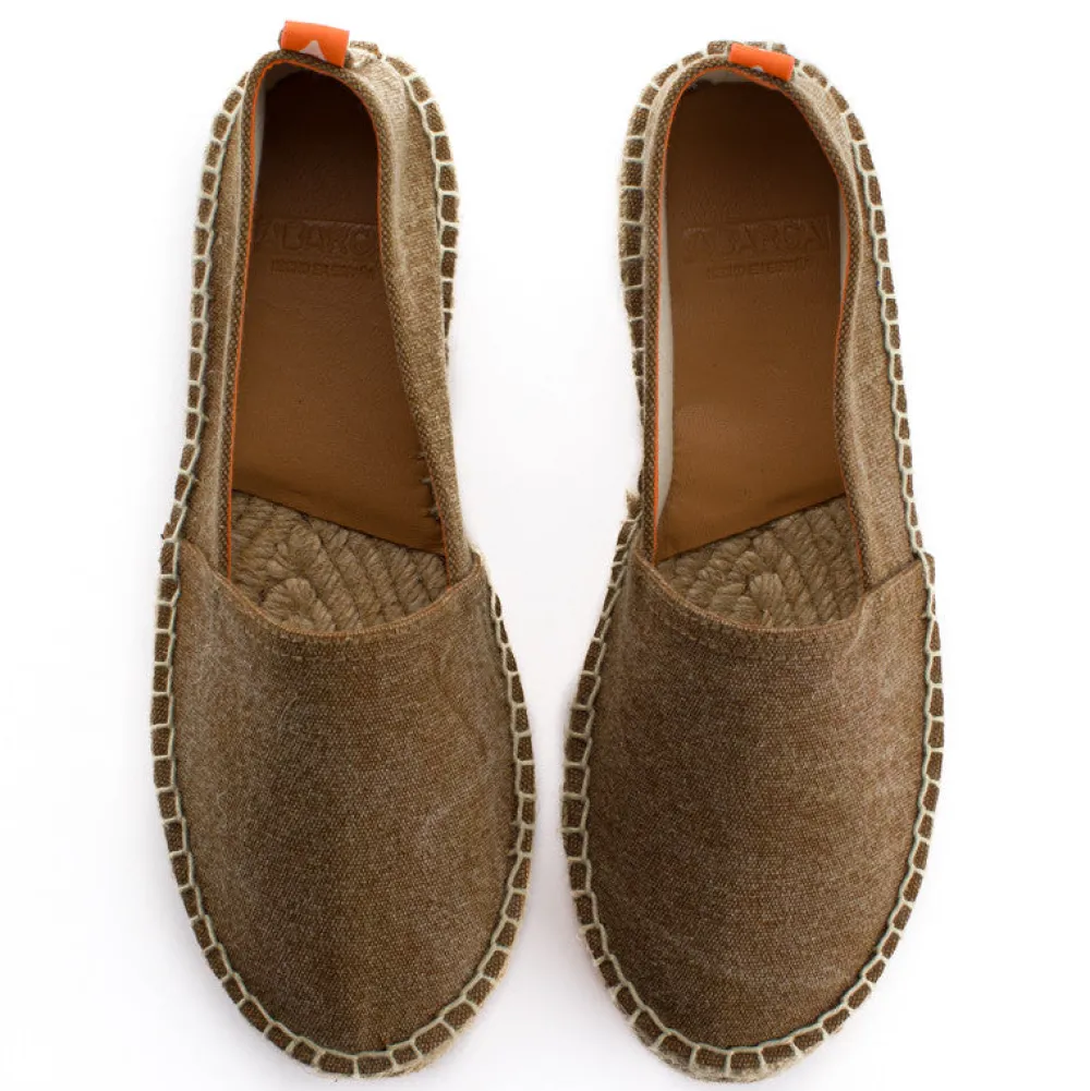 Abarca Shoes Alpargatas De Verano^Camping Terra Cuero