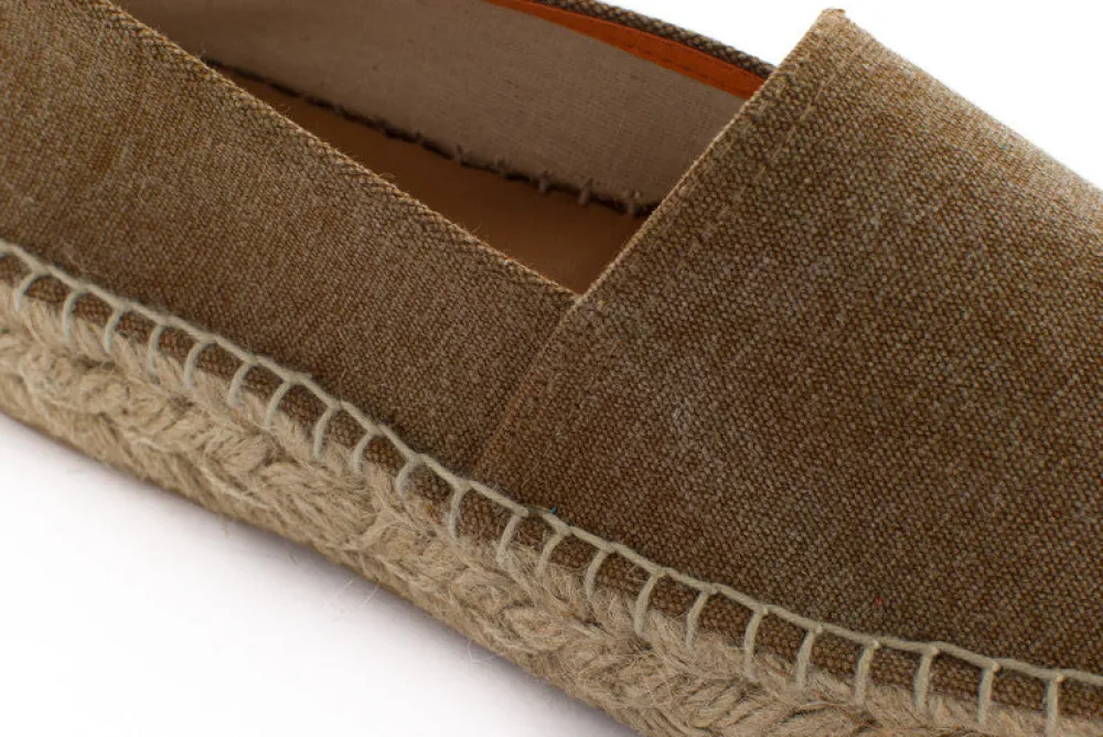 Abarca Shoes Alpargatas De Verano^Camping Terra Cuero