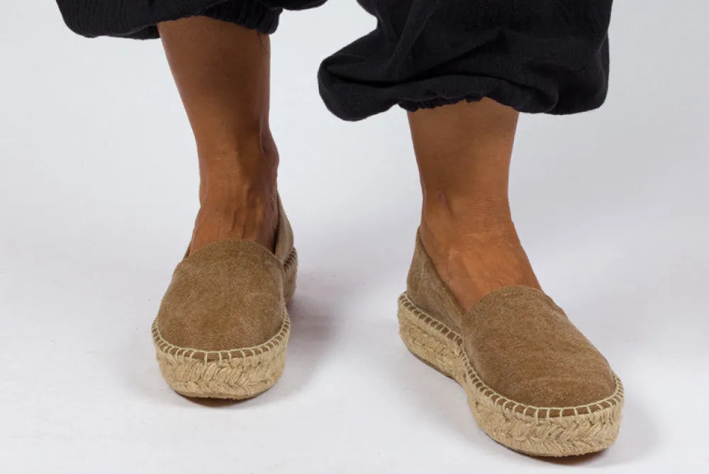 Abarca Shoes Alpargatas De Verano^Camping Terra Cuero