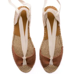 Abarca Shoes Menorquinas^Menorquinas Cinta Nobuck Brandy